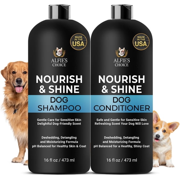 Set de champú y acondicionador para perros ALFIE'S CHOICE Itchy Skin 480 ml