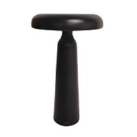Vgo - Lampara De Mesa Negro Recargable Con Sensor 24 Cm
