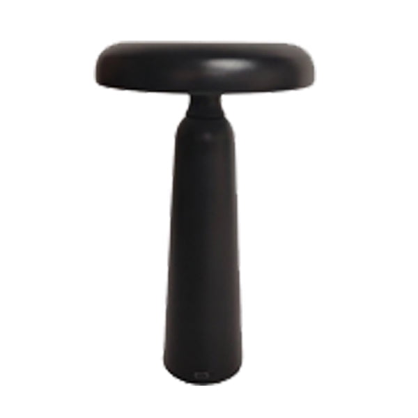 Vgo - Lampara De Mesa Negro Recargable Con Sensor 24 Cm