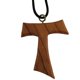 thumbnail image 1 of Collar Holy Land Market de 70 cm con Cruz Tau de Madera de Olivo, 1 of 7