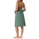 thumbnail image 3 of INSPIRE CHIC Vestido de Noche de Algodón para Mujer sin Mangas con Tirantes Espagueti y Detalle de Espalda Cruzada Ajuste Suelto Ropa de Casa M Verde, 3 of 6