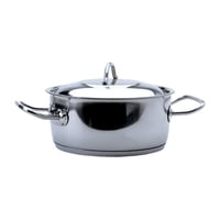 Cacerola Con Tapa Y Asas 2,5Lt Acero Inoxidable Lacor