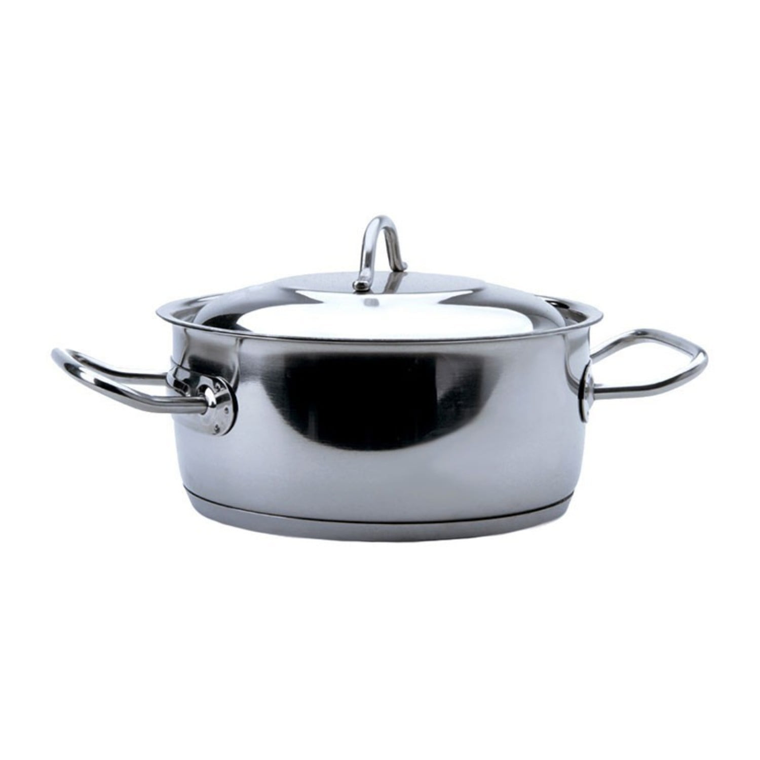 Cacerola Con Tapa Y Asas 2,5lt Acero Inoxidable Lacor