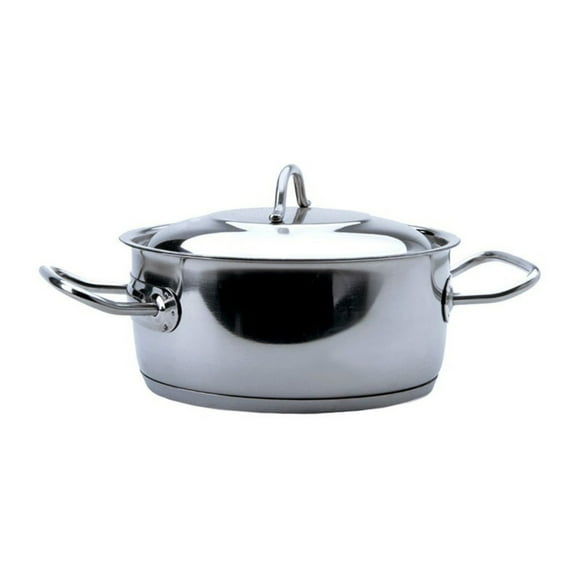 Cacerola con tapa y Asas 2,5lt Acero Inoxidable Lacor