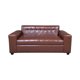 thumbnail image 1 of Sofa Tres Cuerpos Ecocuero Café, 1 of 3
