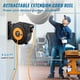 thumbnail image 2 of Carrete de cable de extensión retráctil VEVOR de 50 pies con triple salida, 2 of 9