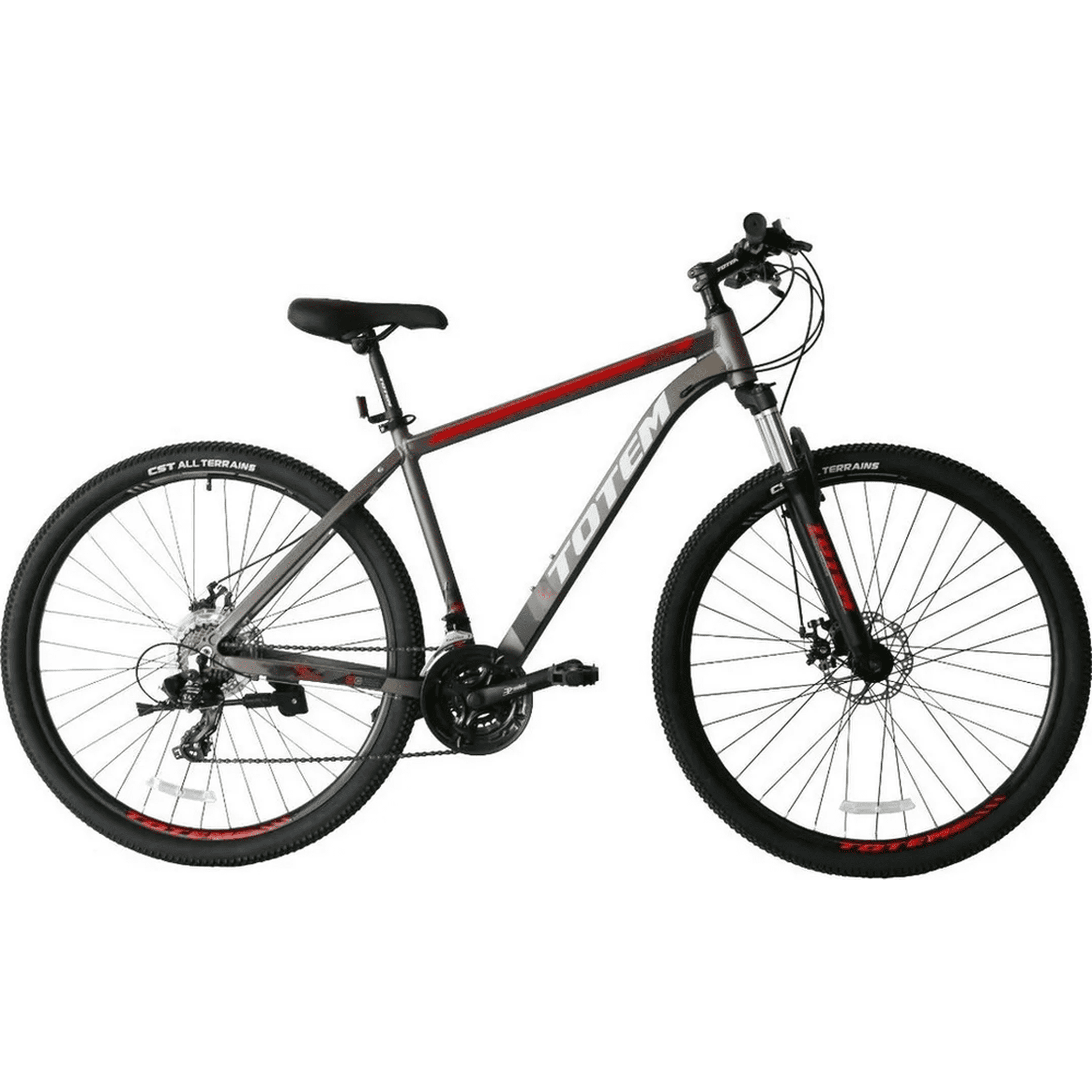 Genérico - Bicicleta Mtb Totem Modelo W860 Aro 27.5 Talla 17/19 Gris Tamaño Del Cuadro 19
