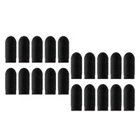 Bothyi - 20 Piezas Fundas Para Dedos Para Juegos Funda Transpirable Antisudor Para Juegos Móviles Negro