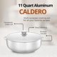 thumbnail image 4 of Olla de Cocina Alpine Cuisine 33 L Aluminio Antiadhesivo Plateado, 4 of 7