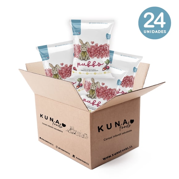 Caja individual Puffs Frutilla Betarraga (24x10g)
