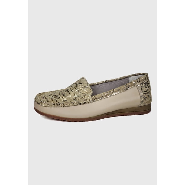 Mocasín Cuero Ethel Dorado Snake