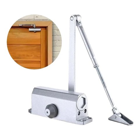 Genérico - Brazo Hidraulico Cierra Puertas Automatico 25 A 35 Kg Puerta