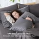 thumbnail image 4 of Fundas de almohada Bedsure Cooling, tamaño estándar, paquete de 2, color gris oscuro, 4 of 7