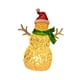 thumbnail image 3 of Decoración Navide?a Iluminada De Mu?eco De Nieve Para Interiores, Fiestas, Comedores, Estatua De Mu?eco De Nieve, Bufanda Verde, 3 of 5