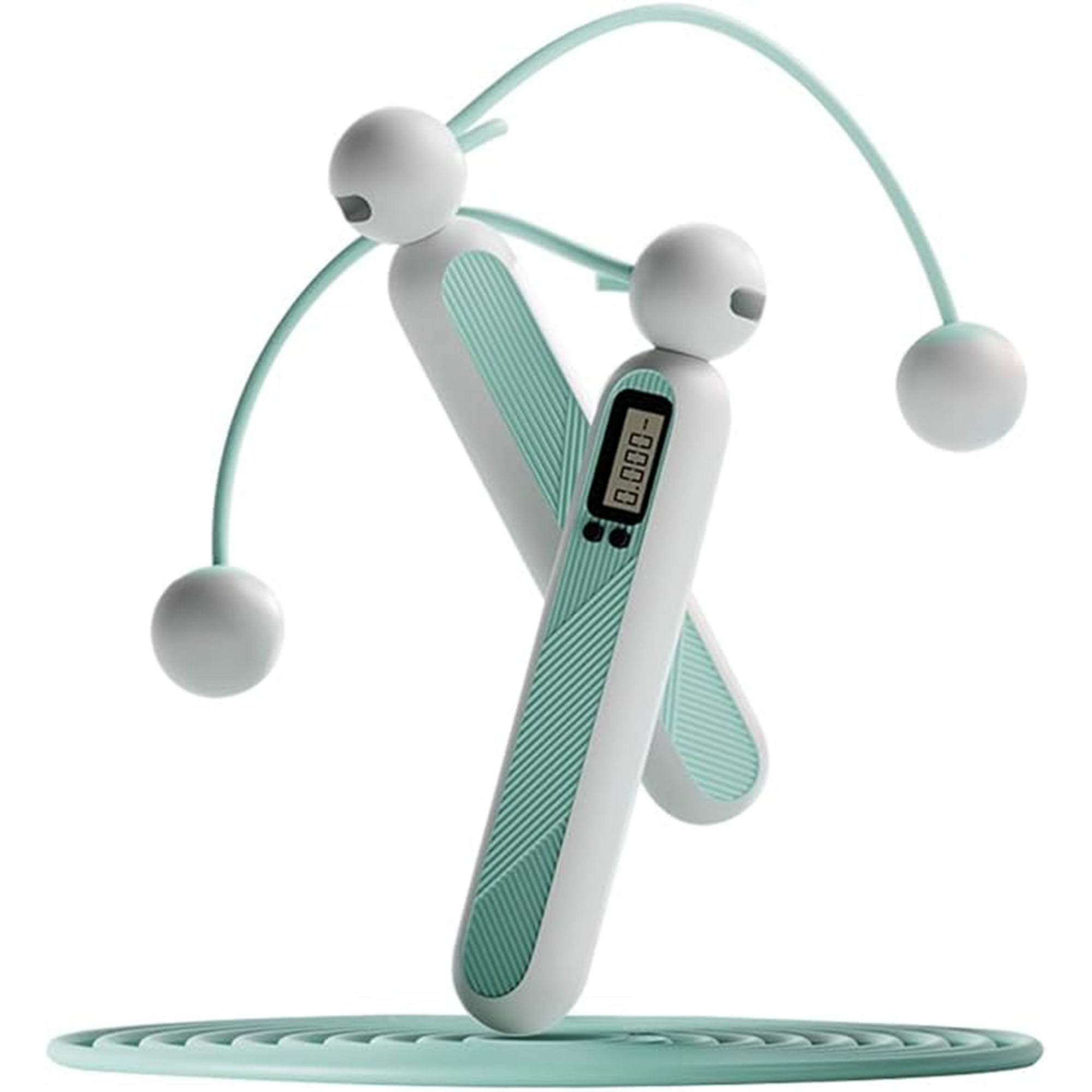 Veat00l - Cuerda Para Saltar Con Contador, Para Sin Cuerda, Cálculo Inteligente De Cifras Y Kilómetros Recorridos, Apto Para Uso Interior Y Exterior, Fácil De Ajustar, Para Niños Niñas, Pvc