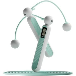 Veat00L - Cuerda Para Saltar Con Contador, Para Sin Cuerda, Cálculo Inteligente De Cifras Y Kilómetros Recorridos, Apto Para Uso Interior Y Exterior, Fácil De Ajustar, Para Niños Niñas, Pvc