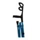 thumbnail image 1 of Muletas de antebrazo portátiles, estables, cómodas, envolventes, ergonómicas, resistentes y antivuelco. Azul, 1 of 5