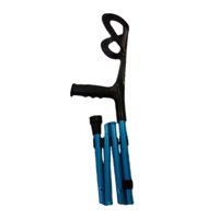 Magideal - Muletas De Antebrazo Portátiles, Estables, Cómodas, Envolventes, Ergonómicas, Resistentes Y Antivuelco. Azul