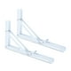 thumbnail image 2 of Soportes Plegables Para Estante, Accesorios Montados En La Pared, Resistentes Para Mesa De Banco, Color Blanco, 10 Pulgadas, 2 Uds., 2 of 3