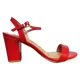 thumbnail image 1 of Sandalia Mujer Verniz Nancy Rojo Rubi Vizzano, 1 of 3