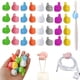 thumbnail image 3 of 30pcs Self Adhesive Silicone Thumb Hooks - Perfect for Organizing Cables, Headphones, Plugs & Masks!, 3 of 4