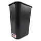 thumbnail image 1 of Contenedor de basura Rubbermaid Commercial 41L de plástico negro, 1 of 4