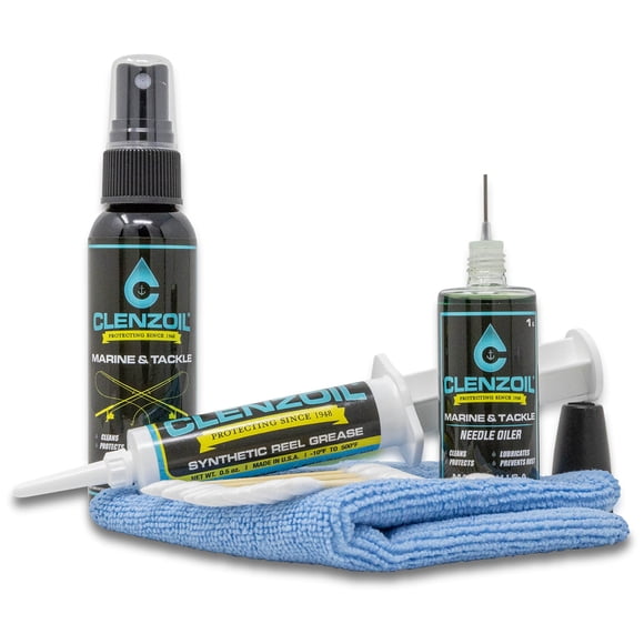 Kit de cuidado de carretes de pesca CLENZOIL Marine & Tackle, todo en uno