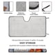 thumbnail image 2 of Un Cuento Americano Parasol para Parabrisas Delantero Protector Plegable, Visera Solar para Auto Bloquea Rayos UV Mantiene tu Vehículo Fresco 130cm*70cm, 2 of 6