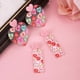 thumbnail image 5 of pares de aretes de San Valentín, 2 estilos, con forma de corazón, colgantes con mensaje de conversación, acrílicos rectangulares, regalo de joyería para novia, artículos de fiesta., 5 of 7