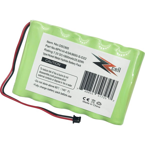 Batería de repuesto ZZcell® para DSC Impassa SCW9057 7.2V