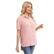 thumbnail image 2 of Blusa Mujer Manga Corta Algodón Botones 0055, 2 of 3