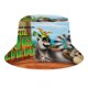 thumbnail image 1 of Todos Saluden al Rey Julien Sombrero bucket para adultos, gorra de protección solar, sombrero de pescador plegable para viajes al aire libre, pesca y actividades de verano, 1 of 6