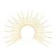 thumbnail image 4 of Diadema De Sol Con Halo De Halloween, Accesorio Para El Cabello, Para Carnavales, Juegos De Rol, Disfraces, Dorado, 4 of 5