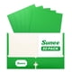 thumbnail image 1 of SUNEE Carpetas con Bolsillos perforadas en 3 agujeros (paquete de 50, verde), carpetas de 2 bolsillos para papel tamaño carta, carpeta de archivo para escuela, oficina y hogar, 1 of 8