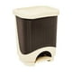 thumbnail image 2 of Tacho de Basura Dual Ratan 8LT Beige, 2 of 4