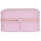 thumbnail image 3 of Estuche organizador de joyas de viaje de piel sintética para mujer, ideal para guardar anillos, pendientes y collares., 3 of 6