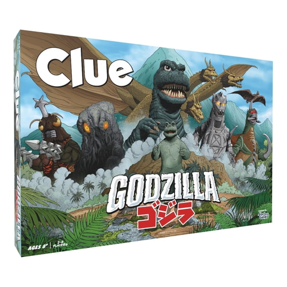 Juego de mesa CLUE Godzilla Solve Kidnapping Minilla 8+ Years