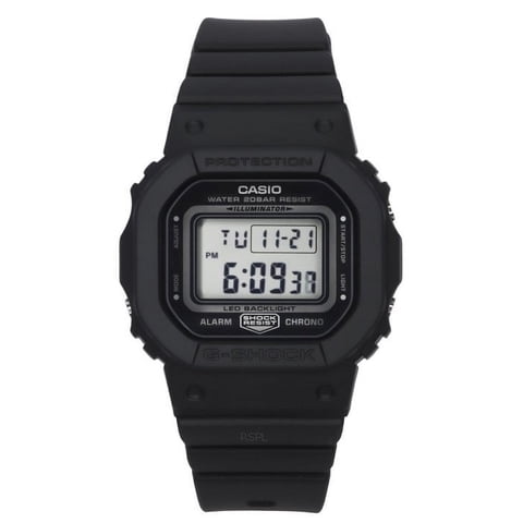 Reloj Casio G-Shock Digital, Correa De Resina Negra, Esfera Negra, Cuarzo, Modelo Gmd-S5600Ba-1, 200M Para Mujer