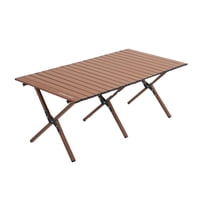 Terra Force - Mesa Plegable Camping Licanray Café Oscuro
