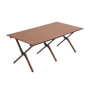 Terra Force - Mesa Plegable Camping Licanray Café Oscuro