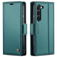 Caseme Tipo Cartera Samsung Galaxy S24 Con Cierre Magnético, Rfid, Tarjetero, Soporte, Carga Inalámbrica