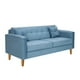thumbnail image 2 of Sofa New Retro 3c Felpa 04 Azul Petroleo, 2 of 6