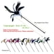 thumbnail image 2 of Varita de Plumas para Gato YUBONUS 40 cm Pack de 10 con Campana, 2 of 5