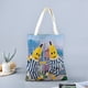 thumbnail image 2 of Bananas in Pyjamas Bolso de tela con estampado de lienzo para mujer, bolsa de compras reutilizable y estética, con cremallera interior, regalo para mujer,40*45cm., 2 of 6