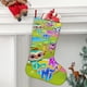 thumbnail image 2 of Calcetines de Navidad Do Re Mi Lino Blanco 45cm x 32cm, 2 of 5
