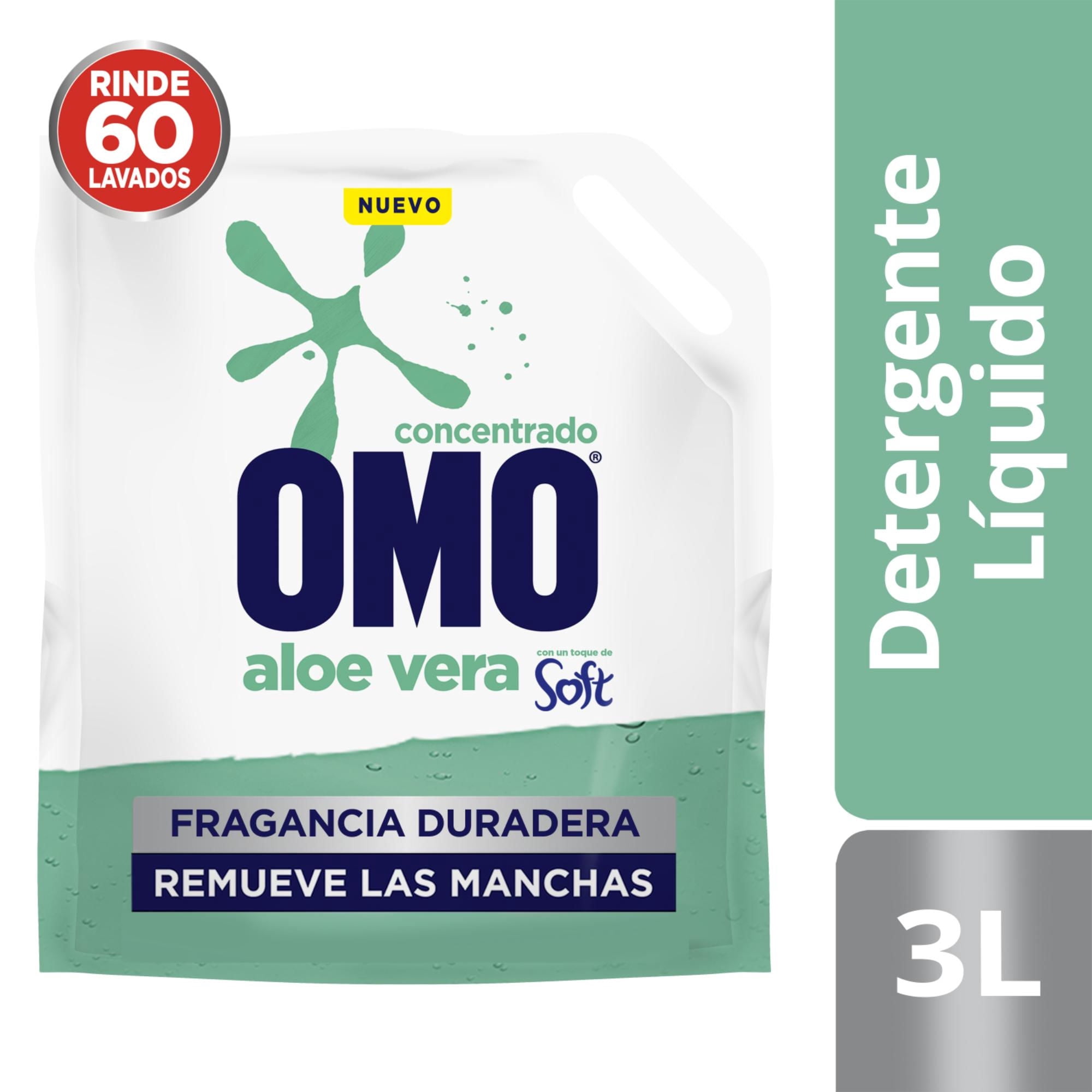 Detergente Líquido Ultra Power Aloe Vera Doypack 3 L OMO
