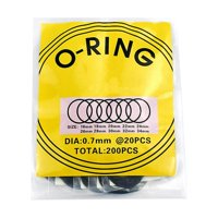 Magideal - Junta Trasera De Reloj De 200 Piezas, Herramienta De Reparación De Reloj De Repuesto, Junta Tórica De Diferentes Tamaños, Juego De Juntas De Reloj De