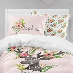 Milsleep - Juego De Cama Infantil Wild And Free (Edredón O Funda Nórdica)