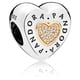 thumbnail image 1 of Charm Pandora Signature Heart, 1 of 2
