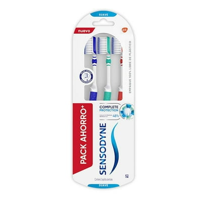 Cepillo De Dientes Complete Protection Suave 3 Un Sensodyne